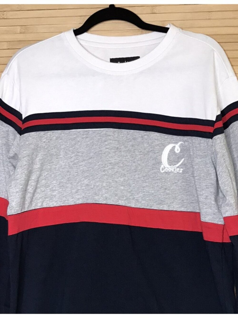Cookies Front Runner L/S Jersey Knit COOKIES CLOTHING shirt sz M - Picture 3 of 5